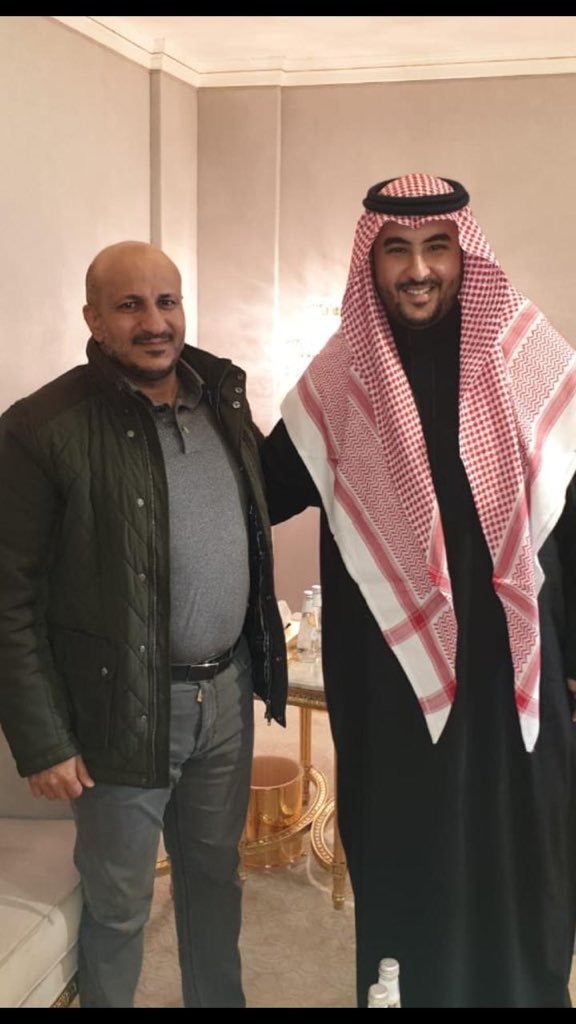 العميد طارق صالح يبحث مع الأمير خالد بن سلمان قضايا مشتركة