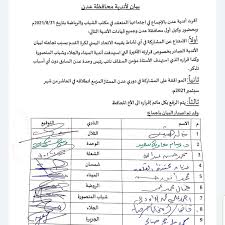 أندية عدن تمتنع عن المشاركة في أي نشاط يقيمه الاتحاد العام