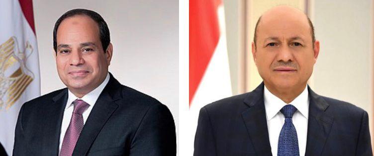 السيسي يؤكد دعم بلاده الكامل لليمن