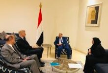 رئيس مجلس النواب يلتقي المبعوث الأممي لليمن