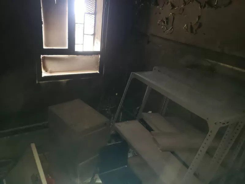 مليشيا الحوثي تحرق مدرسة ثانوية في ريمة
