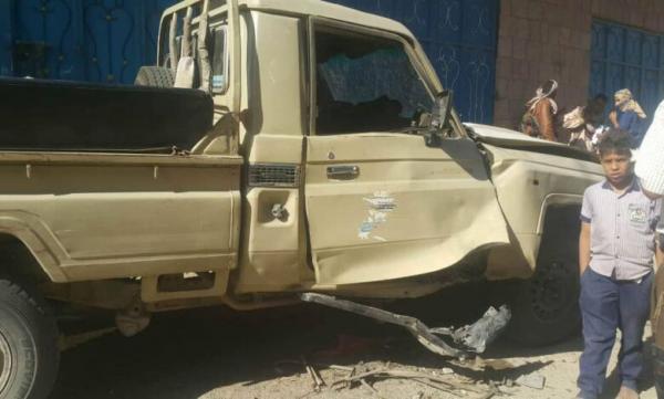 إصابة 3 جنود بانفجار عبوة ناسفة في "وادي عومران" بأبين