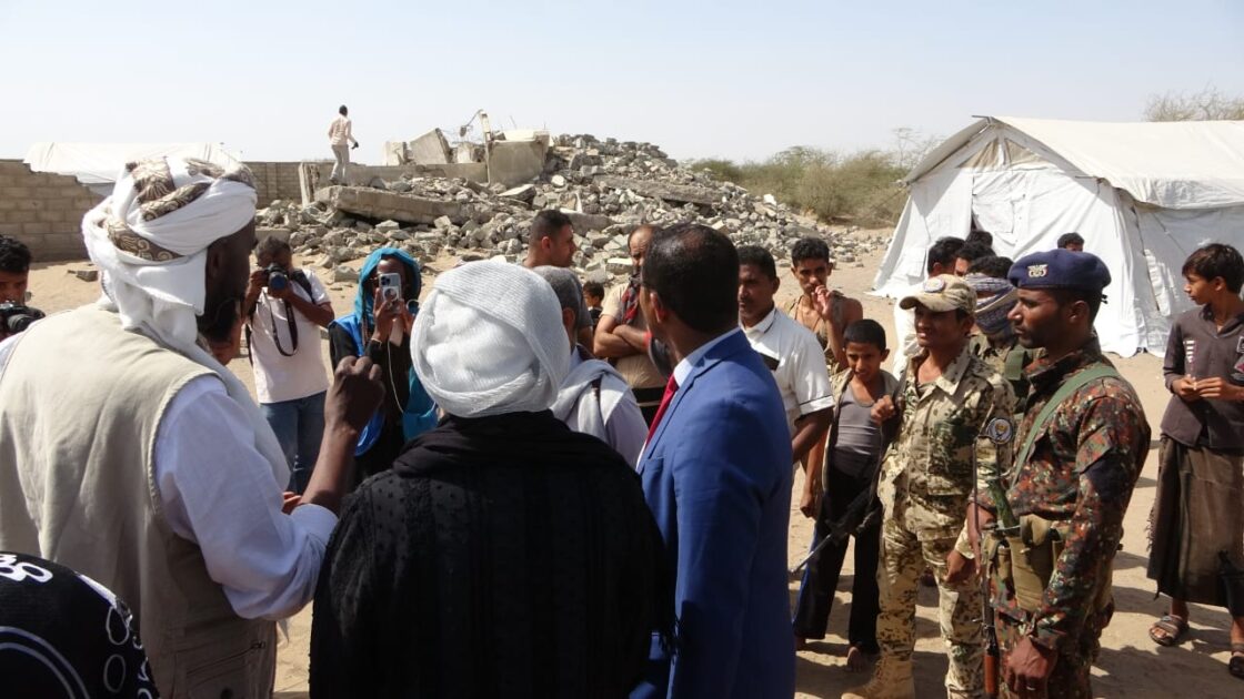 البعثة الأممية "اونمها" تطلع على أبرز جرائم مليشيا الحوثي في المناطق المحررة بالحديدة