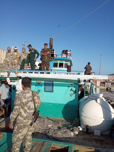 خفر السواحل: ضبط سفينة إيرانية على متنها 3 أطنان مخدرات قبالة سواحل المهرة