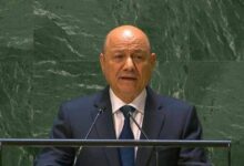 "العليمي" يدعو المجتمع الدولي لإدانة تدخلات إيران باليمن