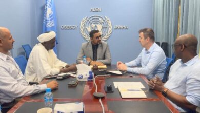 وكيل الحديدة يلتقي ممثلي الأمم المتحدة في العاصمة عدن