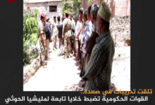 تلقت تدريبات في صعدة.. القوات الحكومية تضبط خلايا تابعة لمليشيا الحوثي جنوب تعز