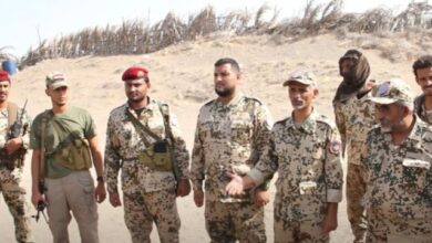 القيادة المشتركة بالساحل الغربي تدين الهجوم الإرهابي على مطار عدن
