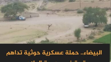 البيضاء.. حملة عسكرية حوثية تداهم قرية في مديرية الملاجم