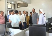 إنسانية الوطنية تبدأ العمل على مشروع الطاقة الشمسية ومعمل الحاسوب في فرع جامعة تعز بالتربة