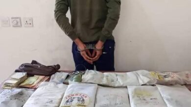 قوات "دفاع شبوة" تحبط تهريب 8 كجم من المخدرات كانت في طريقها إلى عدن