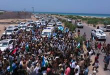 تشييع مهيب للشيخ المناضل عبدالرحمن حجري في الخوخة