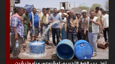 تعز.. بدء الضخ التجريبي لمشروعي مياه وتدشين العمل بملعب رياضي في الوازعية
