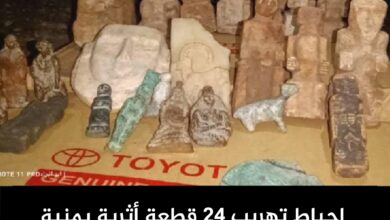 إحباط تهريب 24 قطعة أثرية يمنية في باب المندب