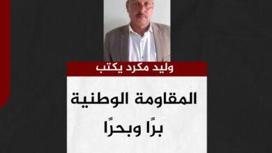 وليد مكرد يكتب.. المقاومة الوطنية برًا وبحرًا