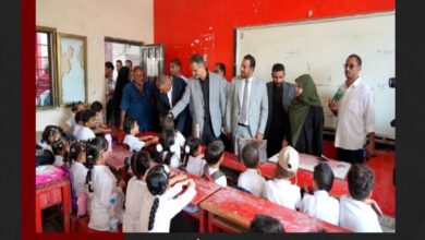 وزيرا التربية والدولة يدشنان العام الدراسي الجديد في العاصمة المؤقتة عدن