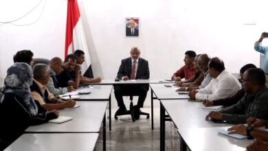 محافظ الحديدة يبحث مع وفد منظمة الصحة العالمية مكافحة الملاريا والأوبئة