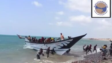 ضبط 181 مهاجراً غير شرعي قبالة سواحل لحج