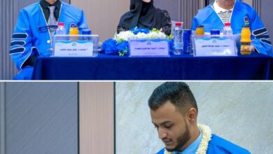 الماجستير بامتياز للباحت خالد الدهني من جامعة العلوم والتكنولوجيا بعدن في الأمن السيبراني