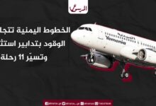 الخطوط اليمنية تتجاوز أزمة الوقود بتدابير استثنائية وتسيّر 11 رحلة